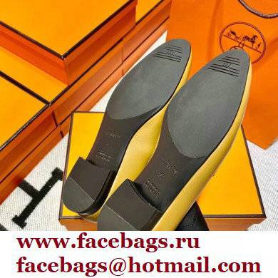 Hermes Leather royal Loafers olive green