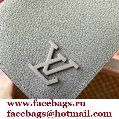 Louis Vuitton Aerogram leather Brazza Wallet Gray