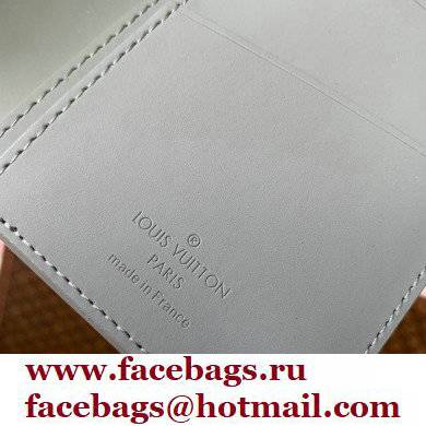 Louis Vuitton Aerogram leather Brazza Wallet Gray