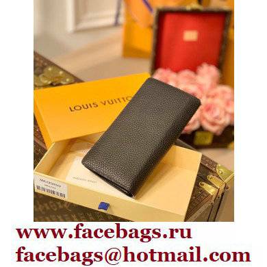 Louis Vuitton Aerogram leather Brazza Wallet M69980 Black