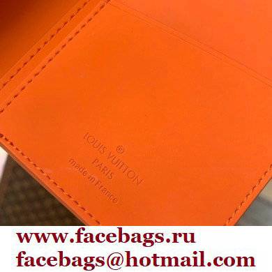 Louis Vuitton Aerogram leather Brazza Wallet M81153 Orange