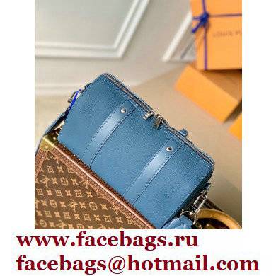 Louis Vuitton Aerogram leather City Keepall Bag Blue