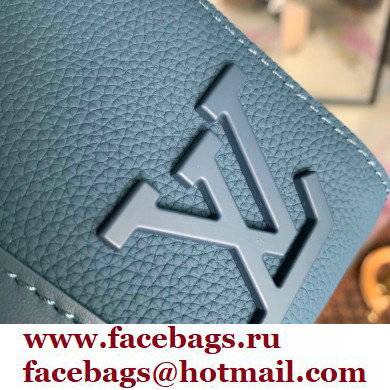 Louis Vuitton Aerogram leather City Keepall Bag Blue