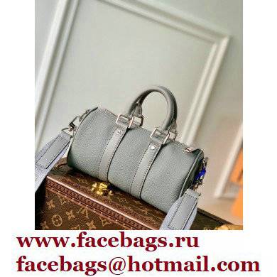 Louis Vuitton Aerogram leather Keepall XS Bag Gray