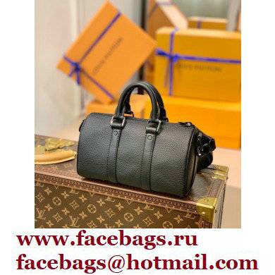 Louis Vuitton Aerogram leather Keepall XS Bag M80950 Black