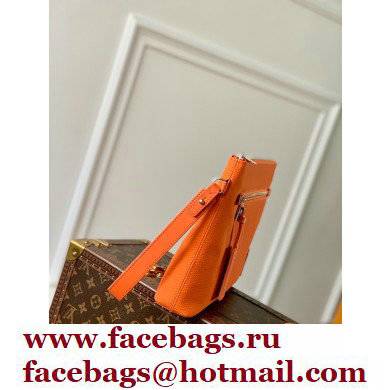 Louis Vuitton Aerogram leather Pochette Ipad Pouch Bag Orange