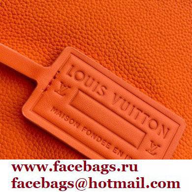 Louis Vuitton Aerogram leather Pochette Ipad Pouch Bag Orange