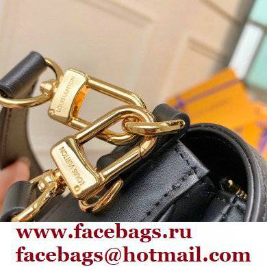 Louis Vuitton Calfskin Leather Swing Bag M20393 Black