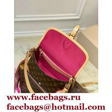 Louis Vuitton Monogram Canvas Diane Bag M46049 Fuchsia