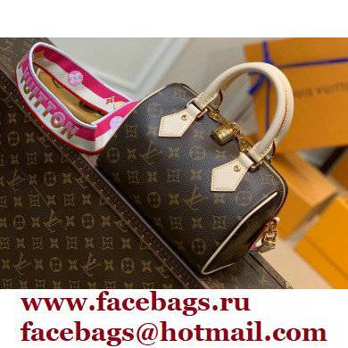 Louis Vuitton Monogram Canvas Speedy Bandouliere 20 Bag M45957 Fuchsia