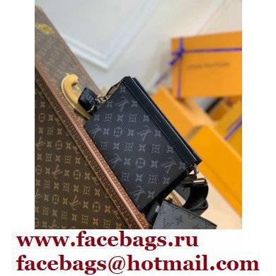 Louis Vuitton Monogram Eclipse canvas Gaston Wearable Wallet Bag M81124