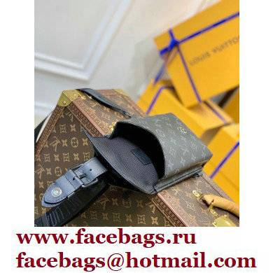 Louis Vuitton Monogram Eclipse canvas Saumur Slingbag M45912