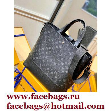 Louis Vuitton Monogram Eclipse canvas Saumur Tote Bag M45914