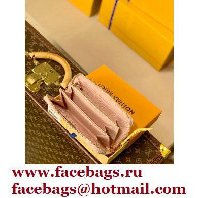 Louis Vuitton Monogram Empreinte Leather Zippy Wallet Spring in the City M81279 Pink