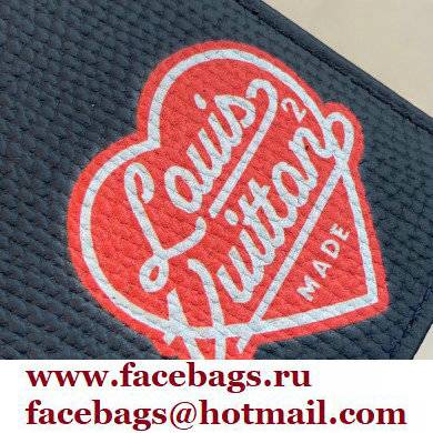 Louis Vuitton Monogram denim Brazza Wallet Blue