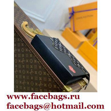 Louis Vuitton Monogram denim Pochette Voyage MM Bag Black