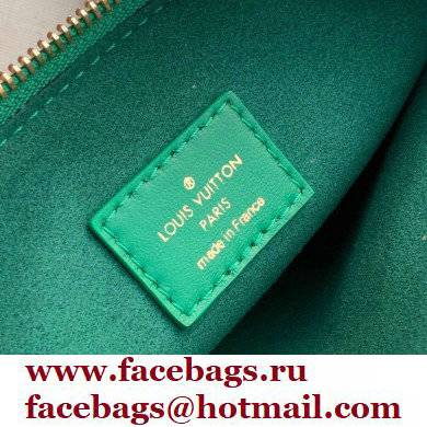 Louis Vuitton Monogram-embossed Lambskin Coussin BB Bag M59389 Green