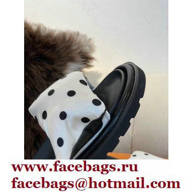 Louis Vuitton Pool Pillow Comfort Mules Satin Polka Dots White 2022