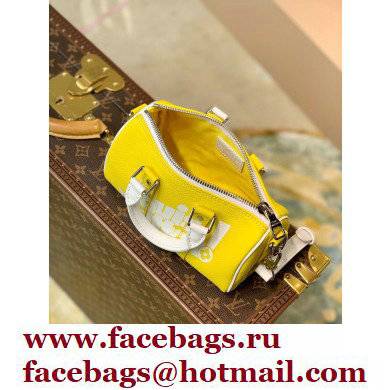 Louis Vuitton leather Keepall XS Bag Everyday LV M80842 Yellow