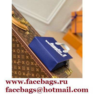 Louis Vuitton leather Sac Plat XS Bag Everyday LV M80841 Blue