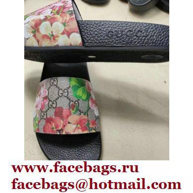 gucci lover's GG Blooms Supreme floral slide sandals