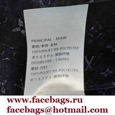 louis vuitton monogram wrap coat blue 2022