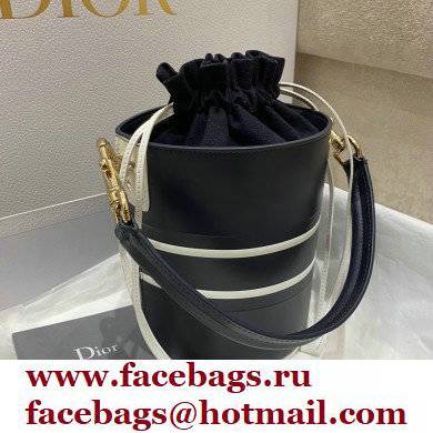 Dior small Blue smooth calfskin Vibe Bucket Bag 2022