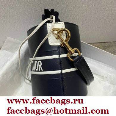 Dior small Blue smooth calfskin Vibe Bucket Bag 2022