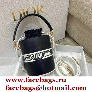 Dior small Blue smooth calfskin Vibe Bucket Bag 2022