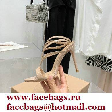 Gianvito Rossi Heel 10.5cm T-strap Sandals Patent Nude 2022