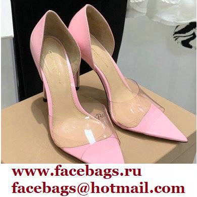 Gianvito Rossi Heel 10.5cm TPU BREE Plexi Sandals PVC Pink 2022