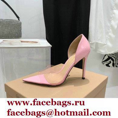 Gianvito Rossi Heel 10.5cm TPU BREE Plexi Sandals PVC Pink 2022