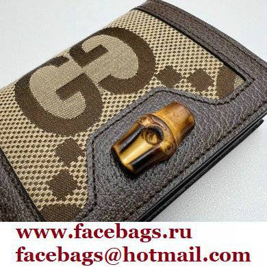 Gucci Diana Jumbo GG Card Case 658244