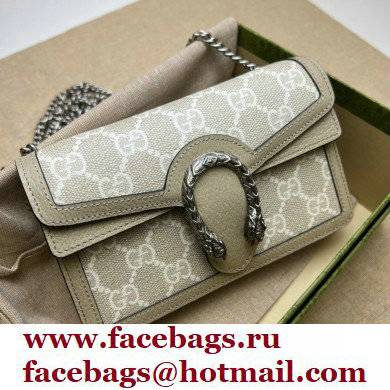 Gucci Dionysus Super Mini Bag 476432 GG Canvas Oatmeal