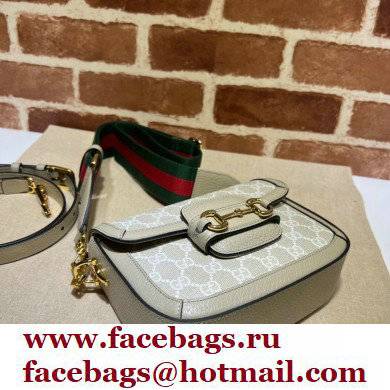 Gucci Horsebit 1955 GG mini bag 658574 GG Canvas Oatmeal