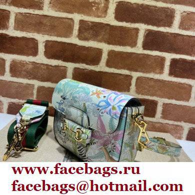 Gucci Horsebit 1955 Mini Bag 677266 Tiger Print