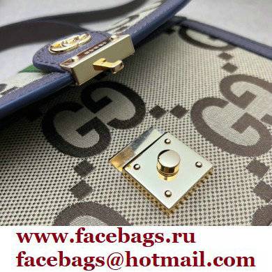 Gucci Jumbo GG Ophidia Web Top Handle Bag 651055