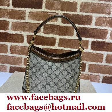 Gucci Large shoulder bag with Interlocking G 696011 GG Canvas Brown