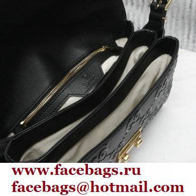 Gucci Medium GG Shoulder Bag 675778 leather Black