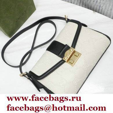 Gucci Medium GG Shoulder Bag 675778 leather White