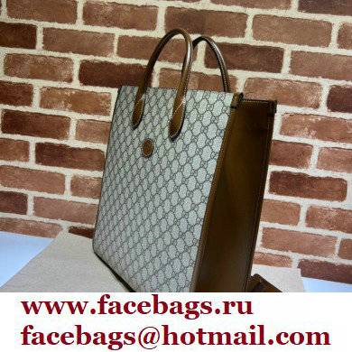 Gucci Medium tote bag with Interlocking G 674155 GG Canvas Brown