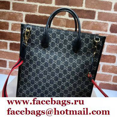 Gucci Medium tote bag with Interlocking G 674155 GG Denim Black