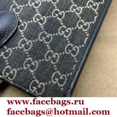 Gucci Medium tote bag with Interlocking G 674155 GG Denim Black