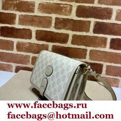 Gucci Mini shoulder bag with Interlocking G 671620 GG Canvas Oatmeal