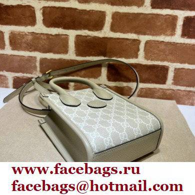 Gucci Mini tote bag with Interlocking G 671623 GG Canvas Oatmeal