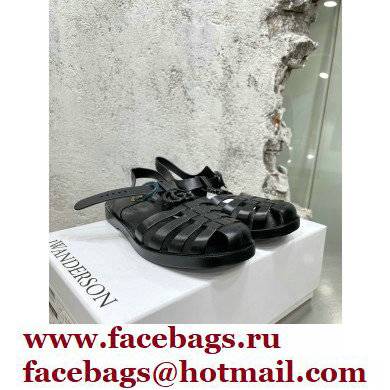 Gucci Rubber Sandals with Double G 676970 Black 2022