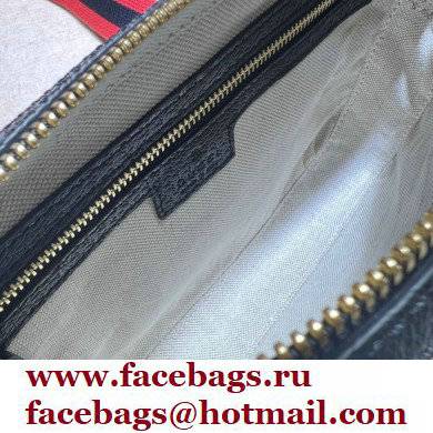 Gucci Shoulder bag with Interlocking G 699133 GG Denim Black