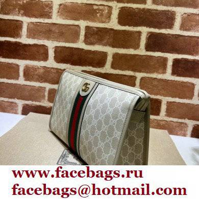 Gucci Web Ophidia Toiletry Case Bag 598234 GG Canvas Oatmeal