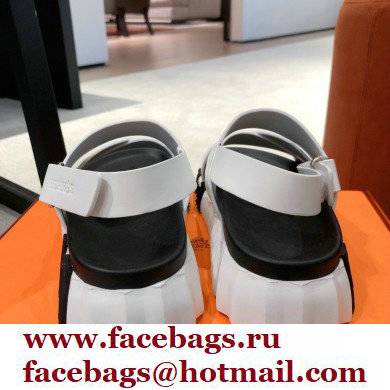 Hermes Electric sandals Leather White 2022