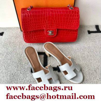 Hermes Heel 5cm Oasis Sandals in Swift Box Calfskin 01